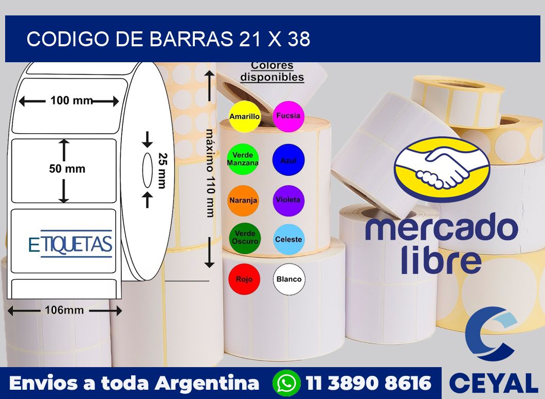 codigo de barras 21 x 38