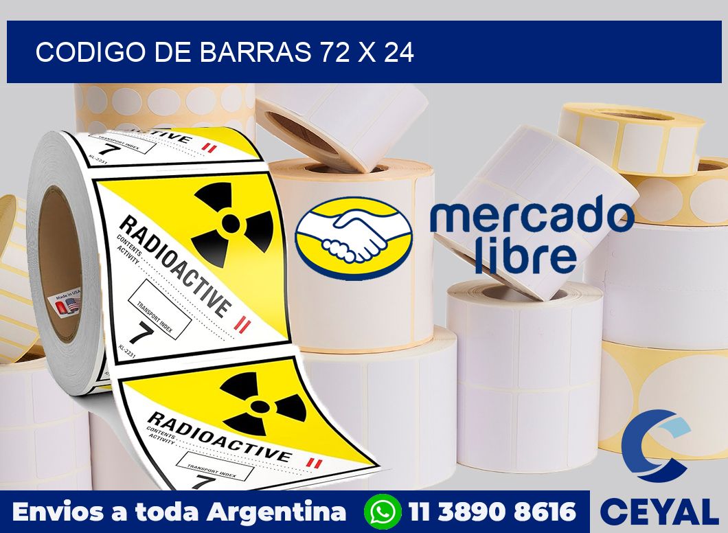 codigo de barras 72 x 24