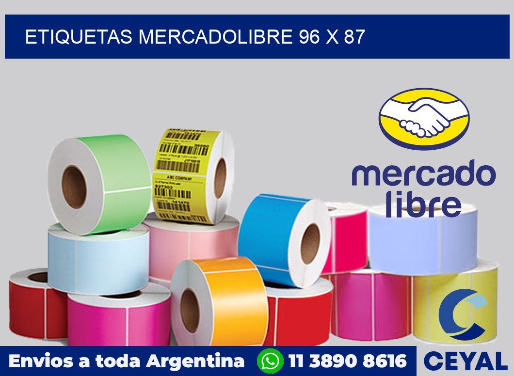 etiquetas mercadolibre 96 x 87