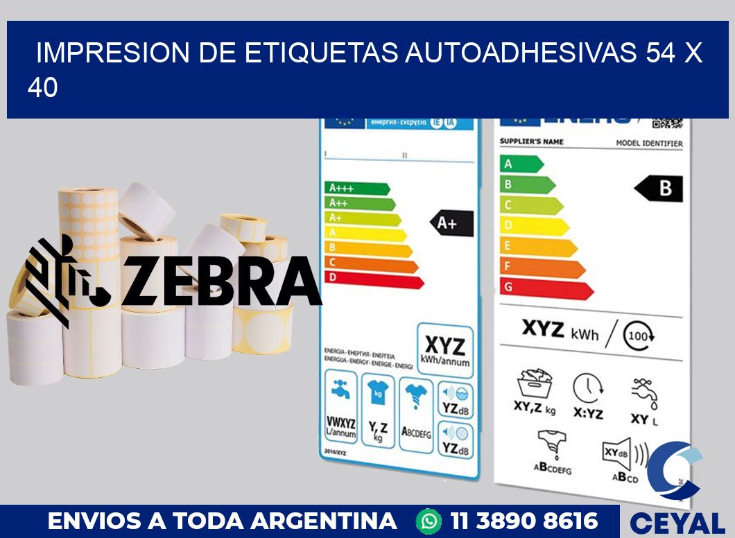 impresion de etiquetas autoadhesivas 54 x 40