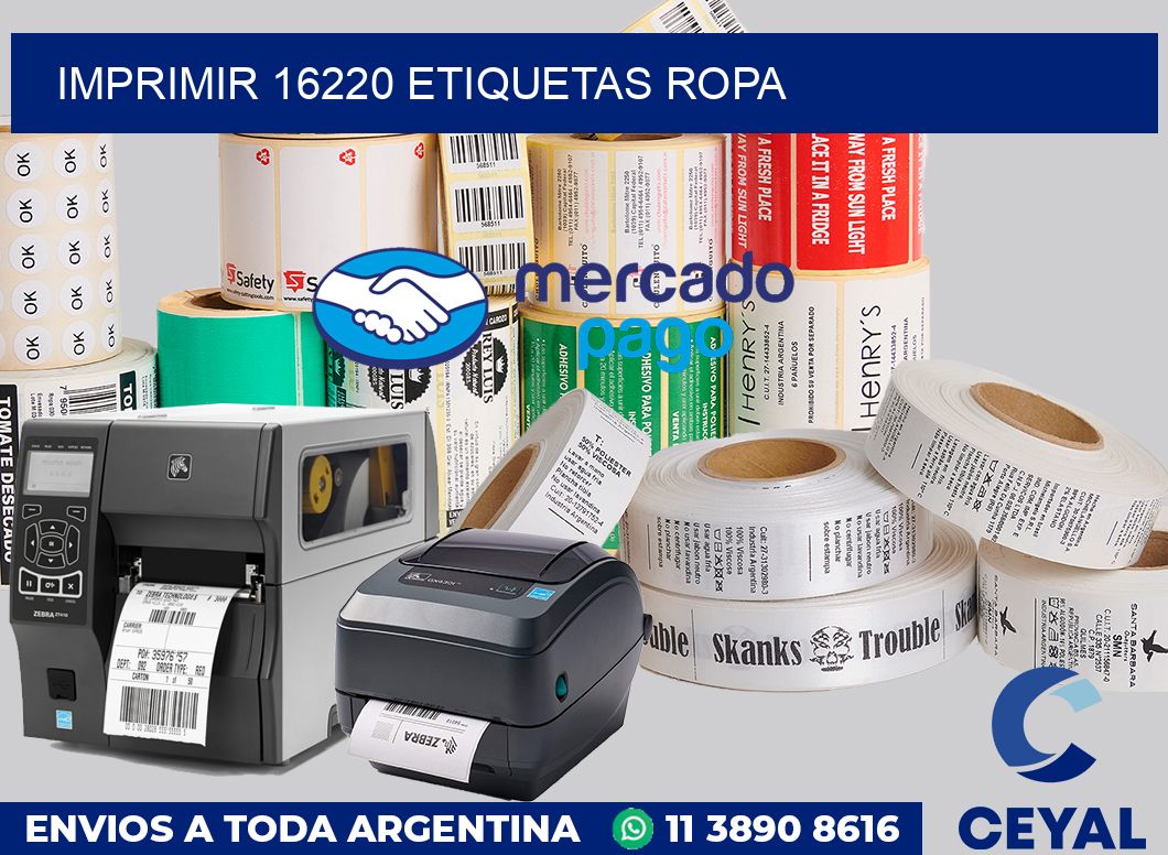 imprimir 16220 etiquetas ropa