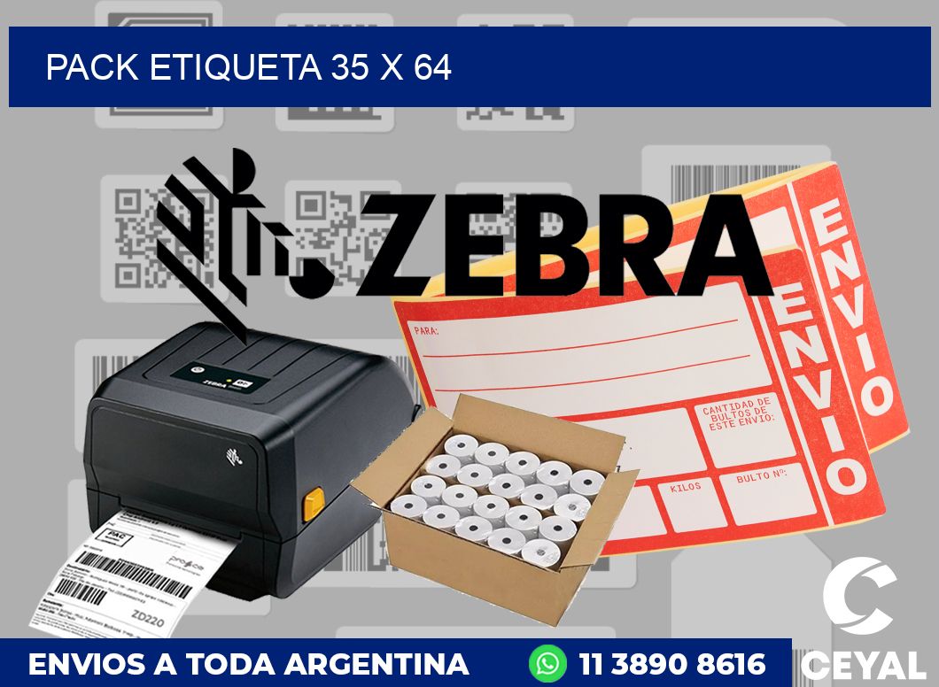 pack etiqueta 35 x 64