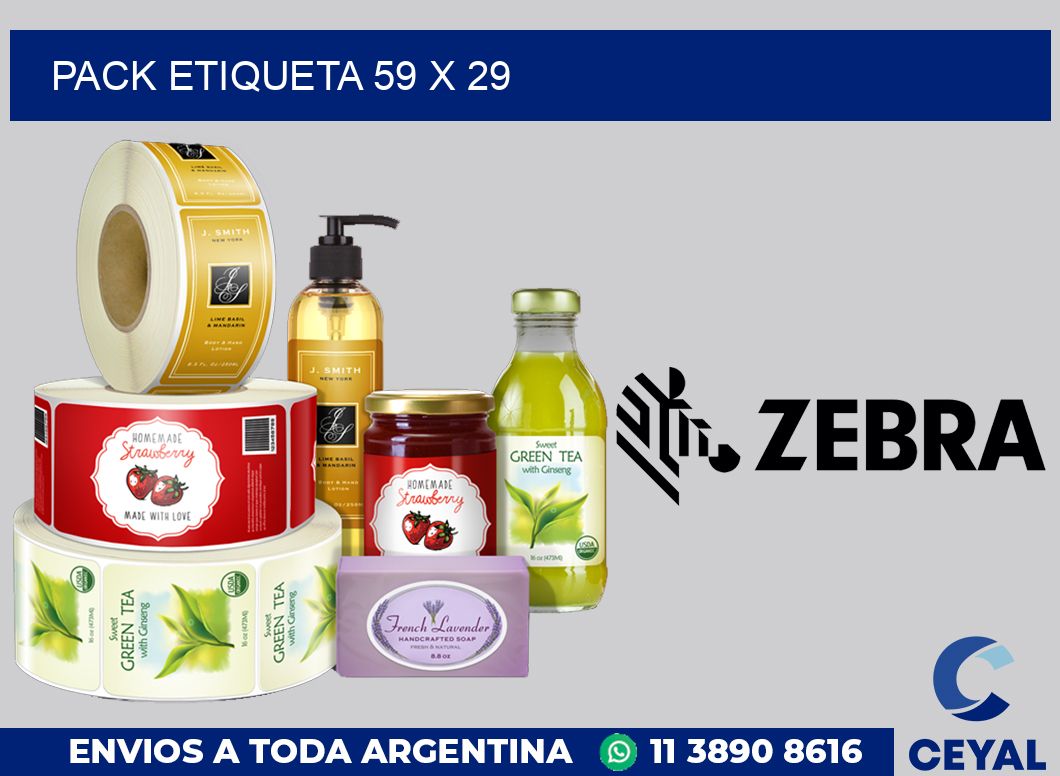 pack etiqueta 59 x 29