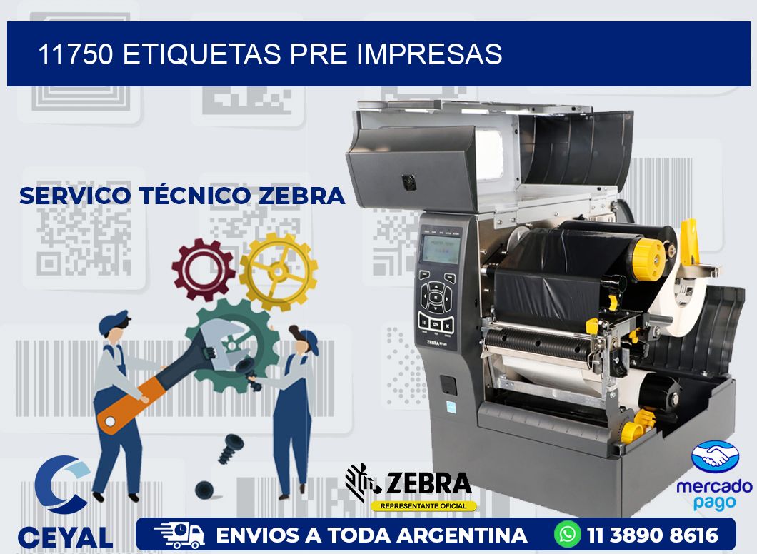 11750 ETIQUETAS PRE IMPRESAS