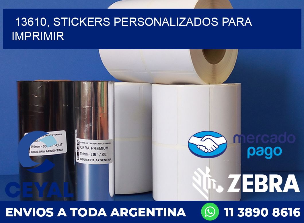 13610, stickers personalizados para imprimir