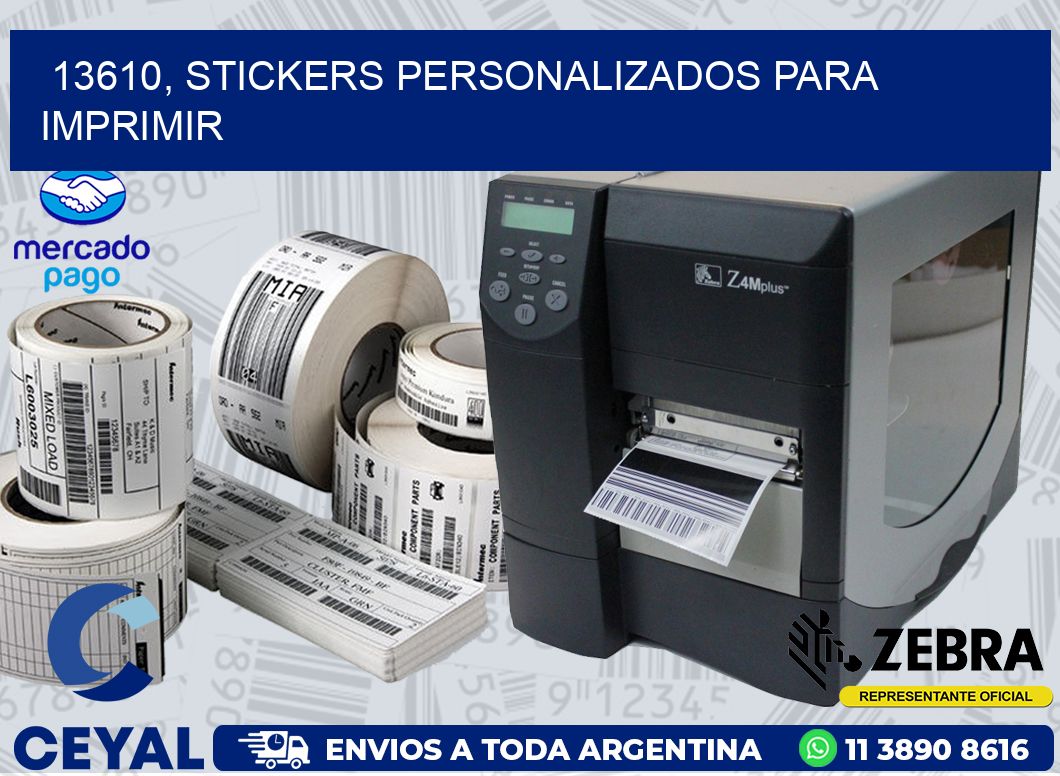 13610, stickers personalizados para imprimir