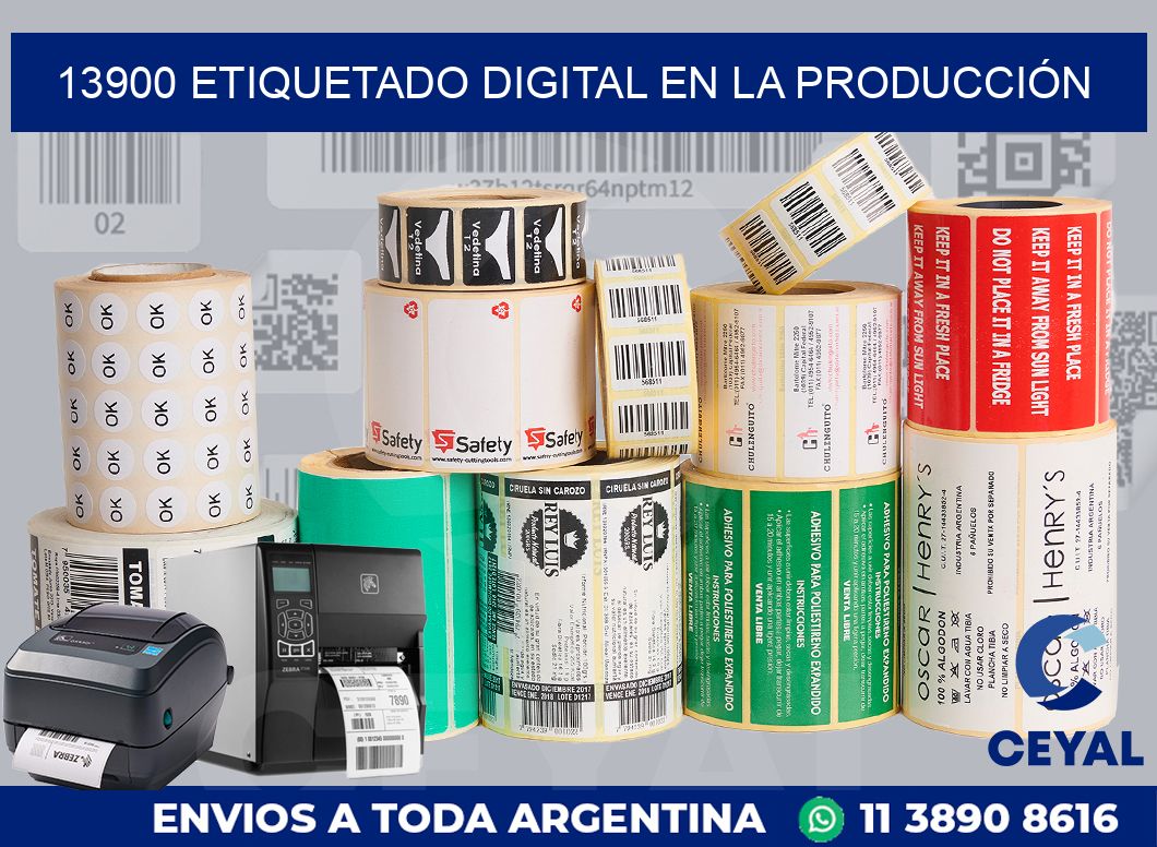 13900 ETIQUETADO DIGITAL EN LA PRODUCCIÓN