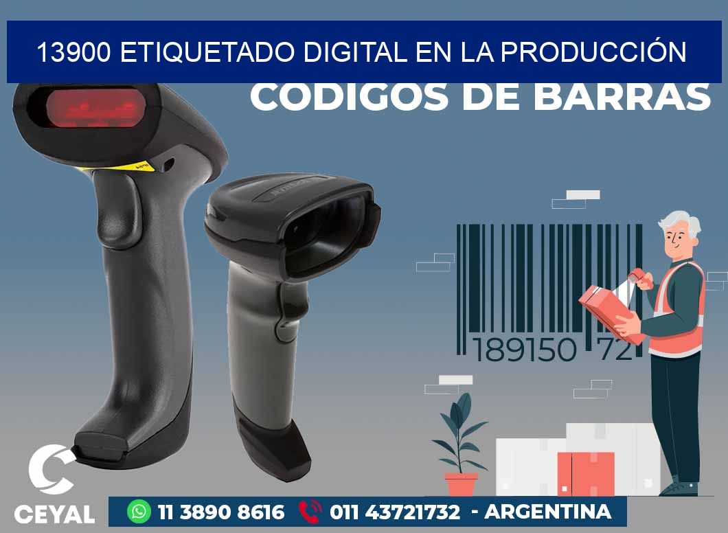 13900 ETIQUETADO DIGITAL EN LA PRODUCCIÓN