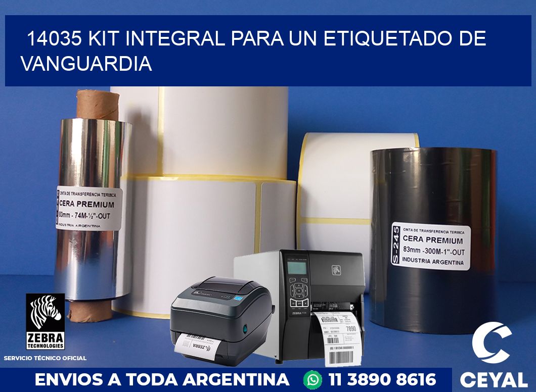 14035 KIT INTEGRAL PARA UN ETIQUETADO DE VANGUARDIA