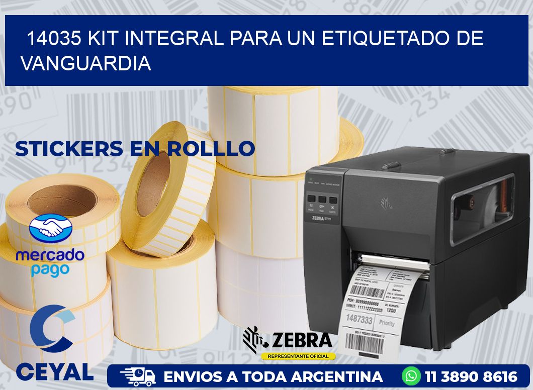 14035 KIT INTEGRAL PARA UN ETIQUETADO DE VANGUARDIA