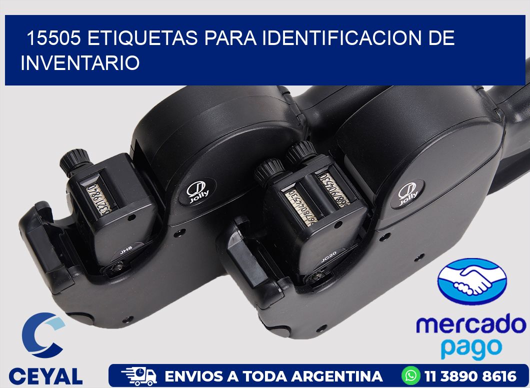 15505 ETIQUETAS PARA IDENTIFICACION DE INVENTARIO