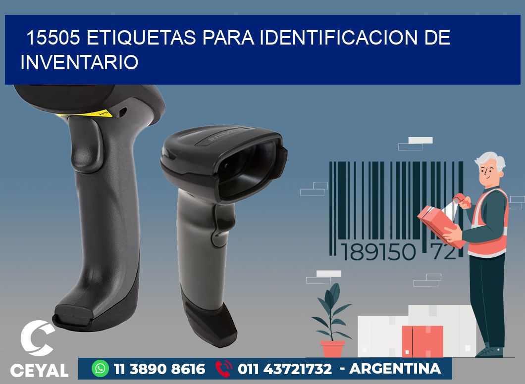 15505 ETIQUETAS PARA IDENTIFICACION DE INVENTARIO