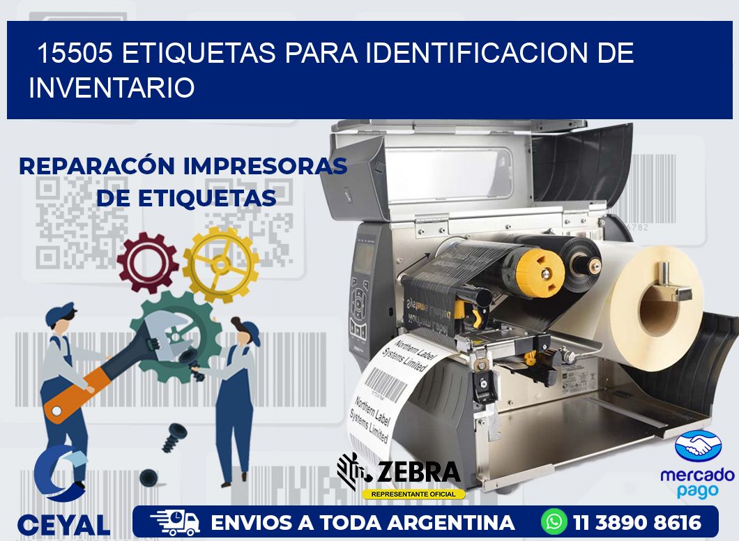 15505 ETIQUETAS PARA IDENTIFICACION DE INVENTARIO