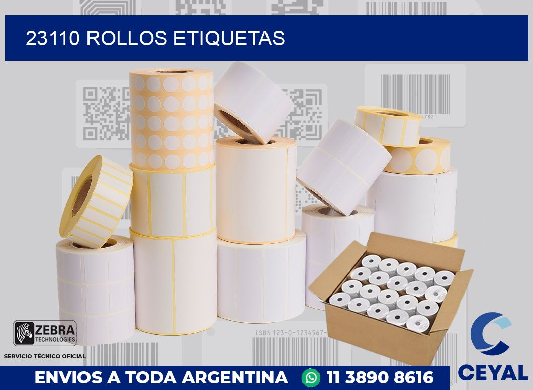 23110 ROLLOS ETIQUETAS