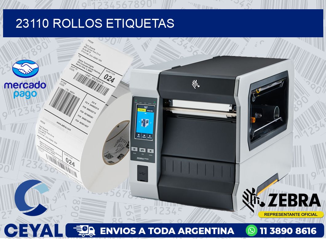 23110 ROLLOS ETIQUETAS