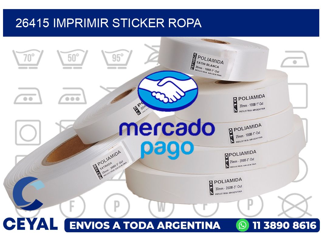 26415 IMPRIMIR STICKER ROPA