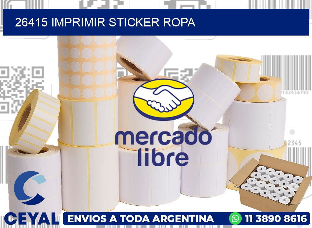 26415 IMPRIMIR STICKER ROPA