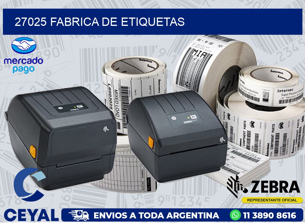 27025 FABRICA DE ETIQUETAS