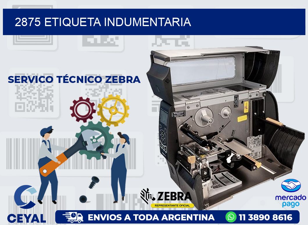 2875 ETIQUETA INDUMENTARIA