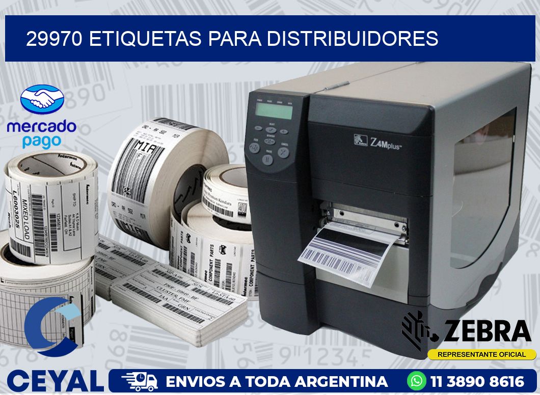 29970 ETIQUETAS PARA DISTRIBUIDORES