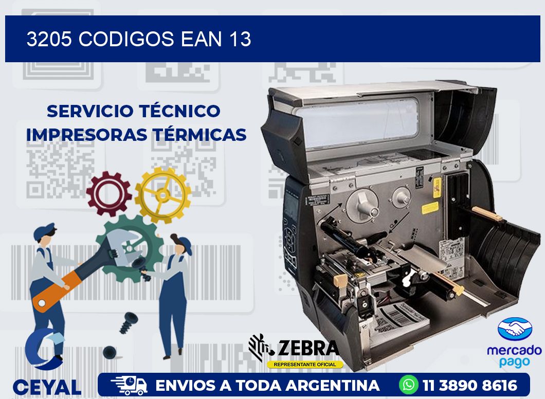 3205 CODIGOS EAN 13