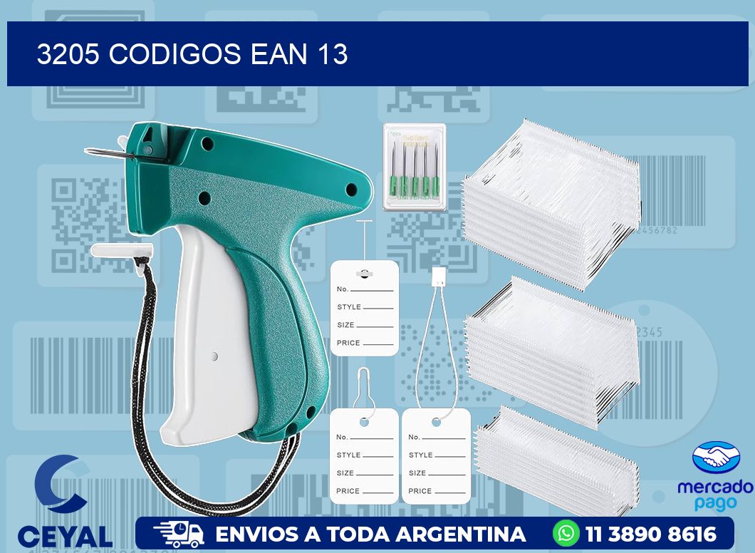 3205 CODIGOS EAN 13