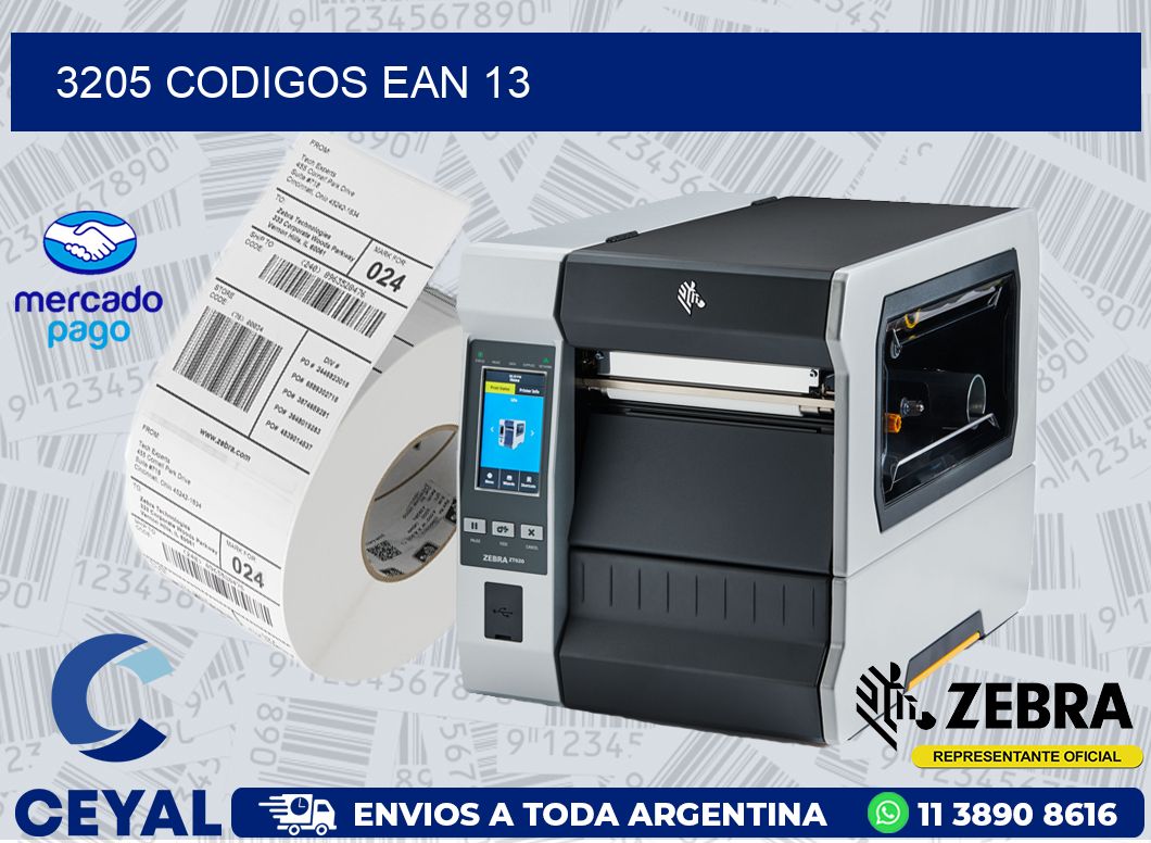 3205 CODIGOS EAN 13