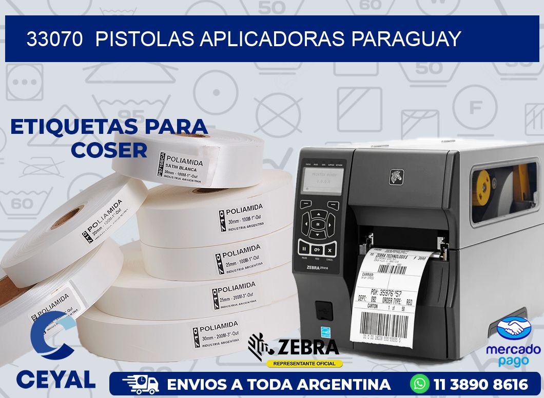 33070  PISTOLAS APLICADORAS PARAGUAY