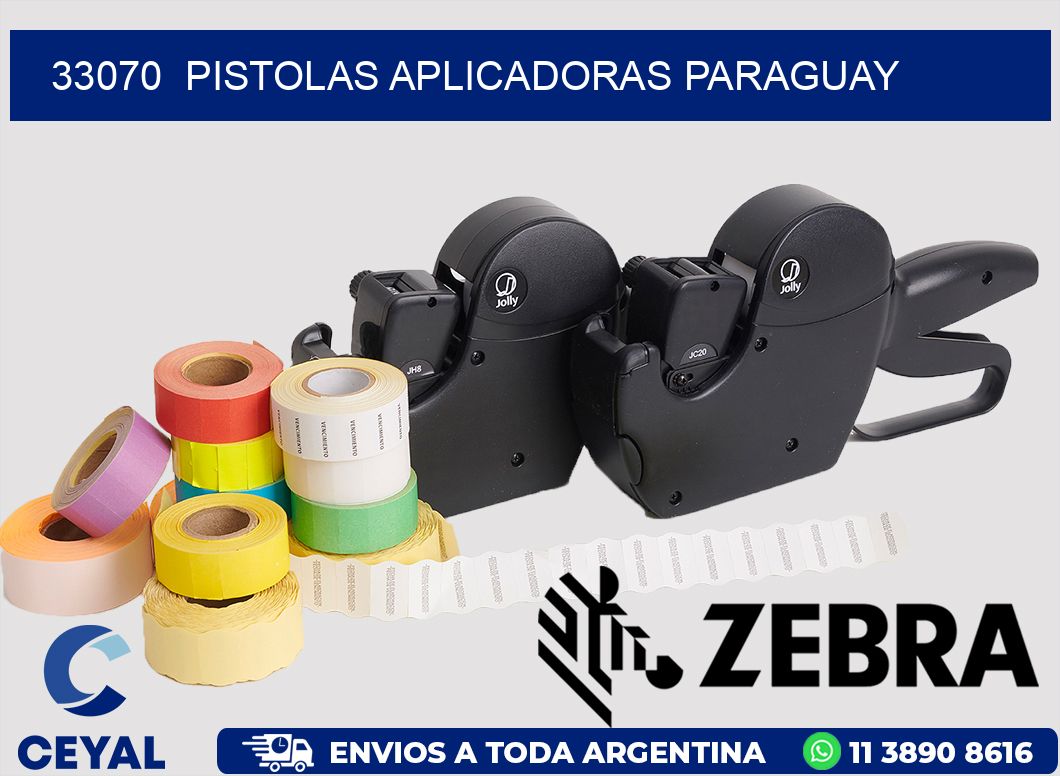 33070  PISTOLAS APLICADORAS PARAGUAY