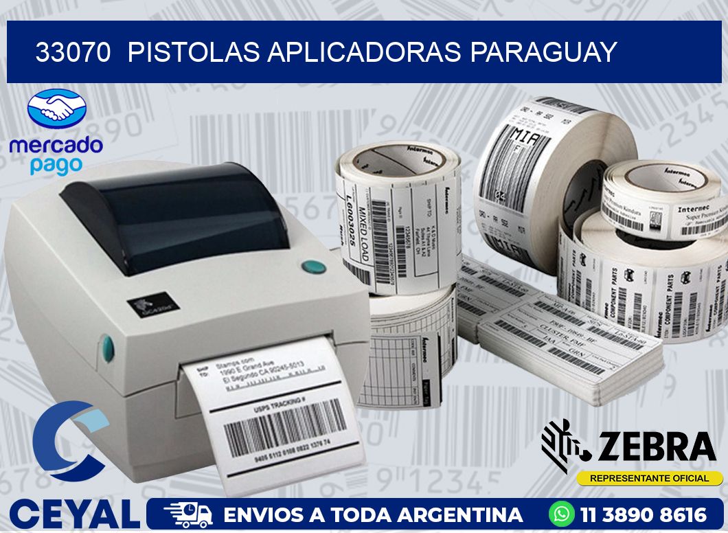 33070  PISTOLAS APLICADORAS PARAGUAY