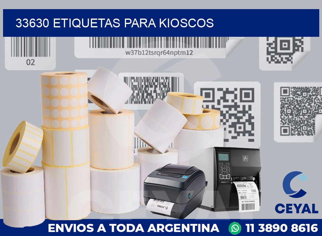 33630 ETIQUETAS PARA KIOSCOS