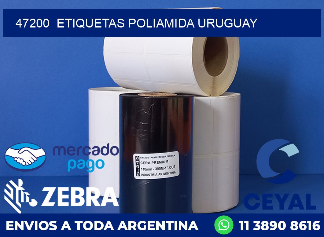 47200  ETIQUETAS POLIAMIDA URUGUAY