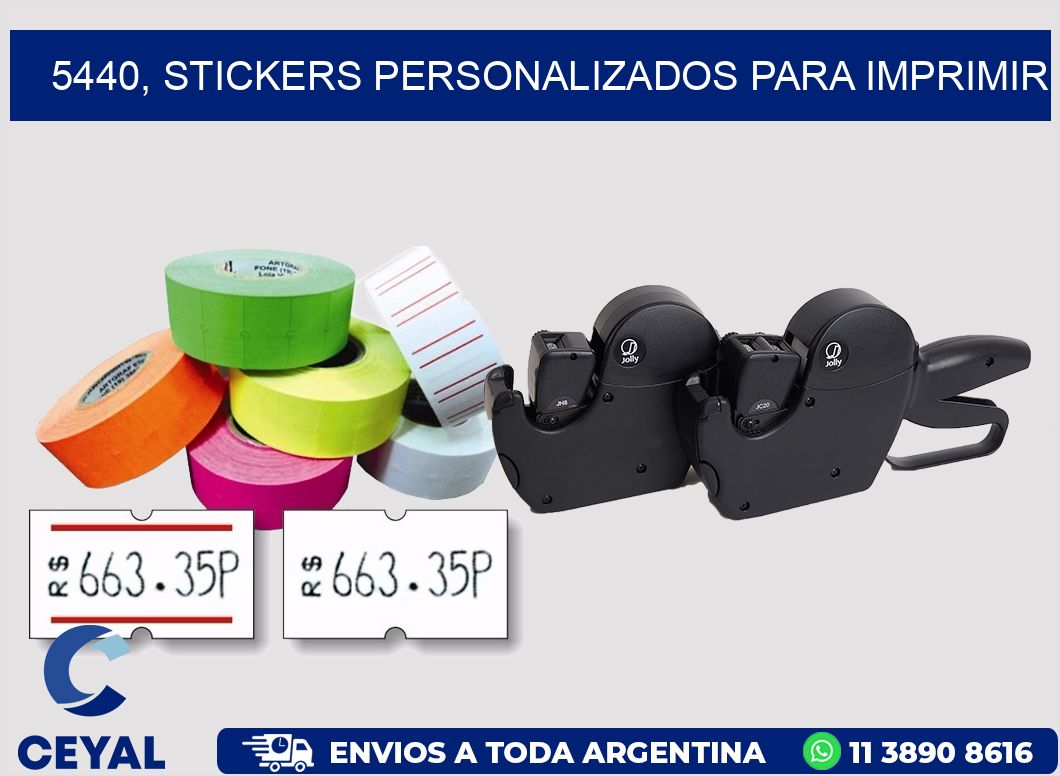 5440, stickers personalizados para imprimir