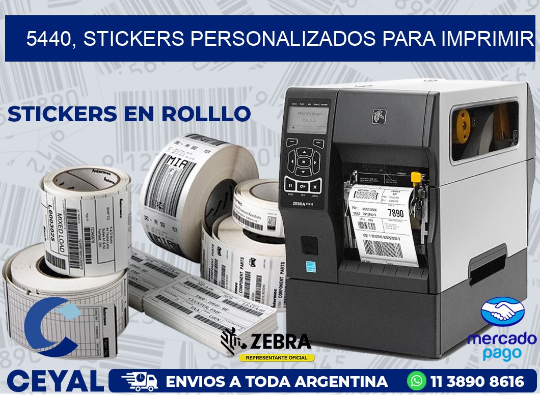 5440, stickers personalizados para imprimir