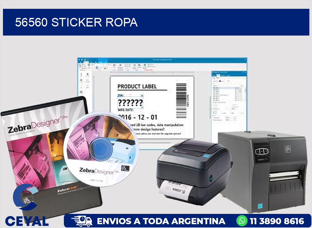 56560 STICKER ROPA