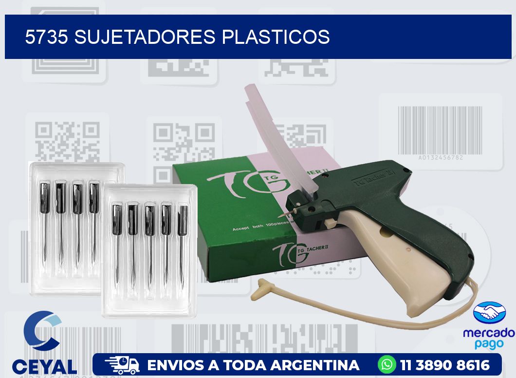 5735 SUJETADORES PLASTICOS