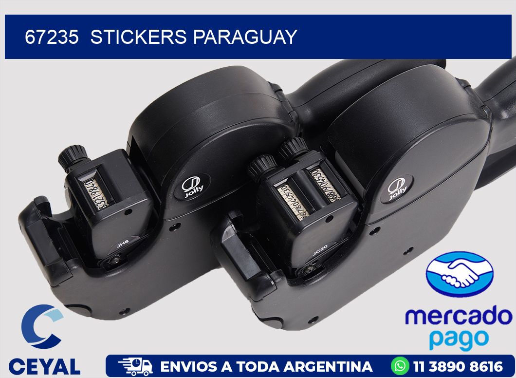 67235  STICKERS PARAGUAY