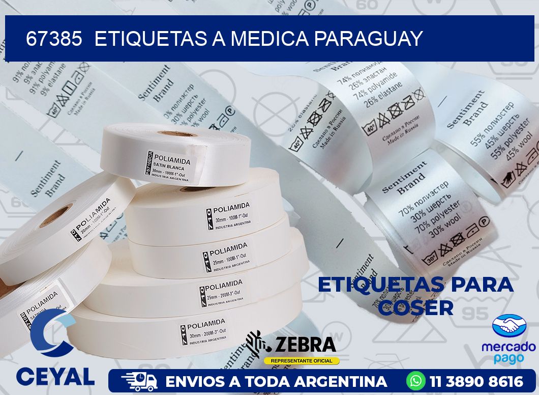 67385  ETIQUETAS A MEDICA PARAGUAY