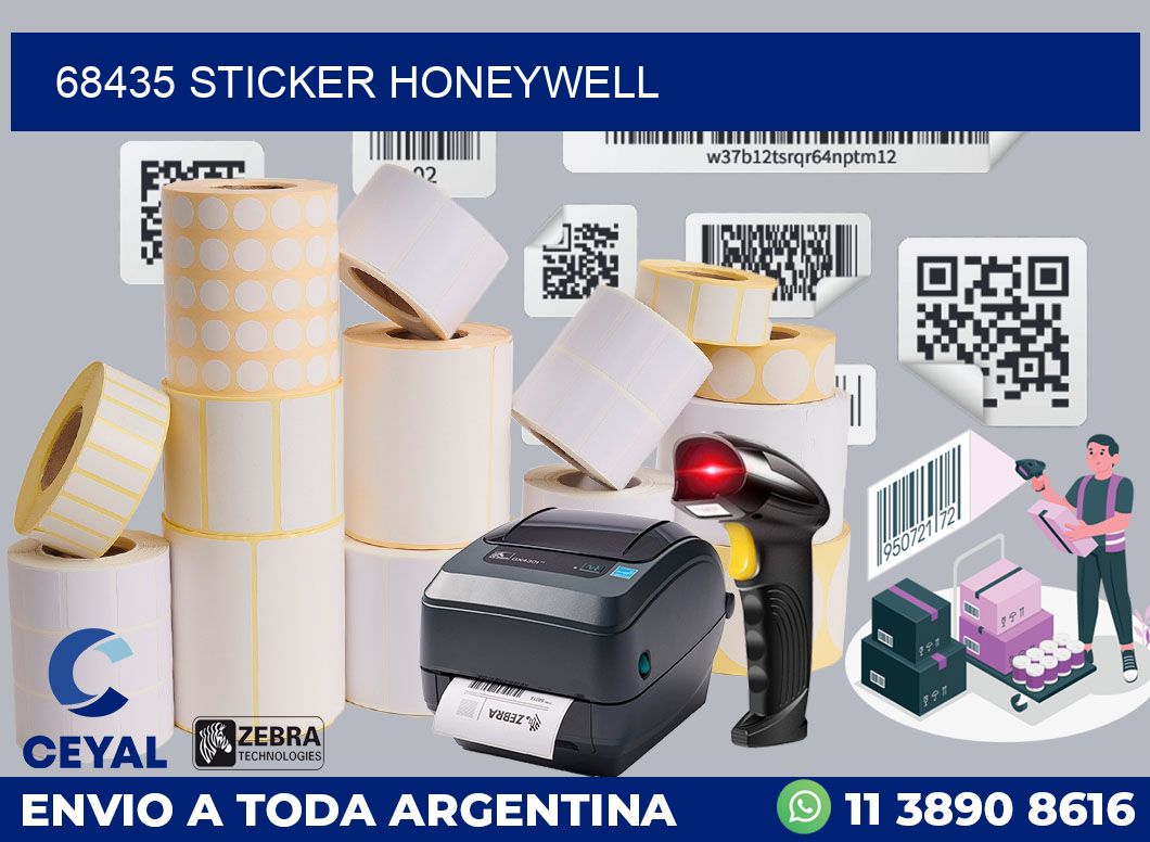 68435 STICKER HONEYWELL