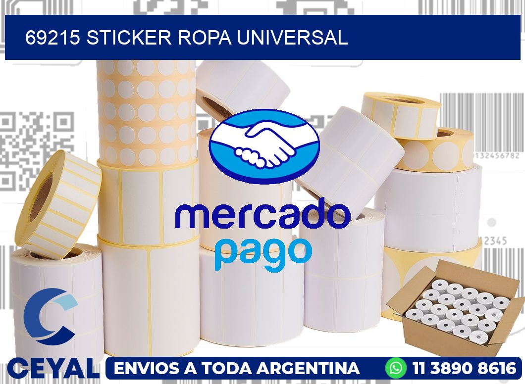 69215 STICKER ROPA UNIVERSAL