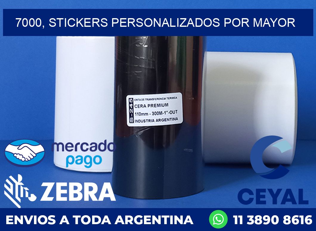 7000, stickers personalizados por mayor