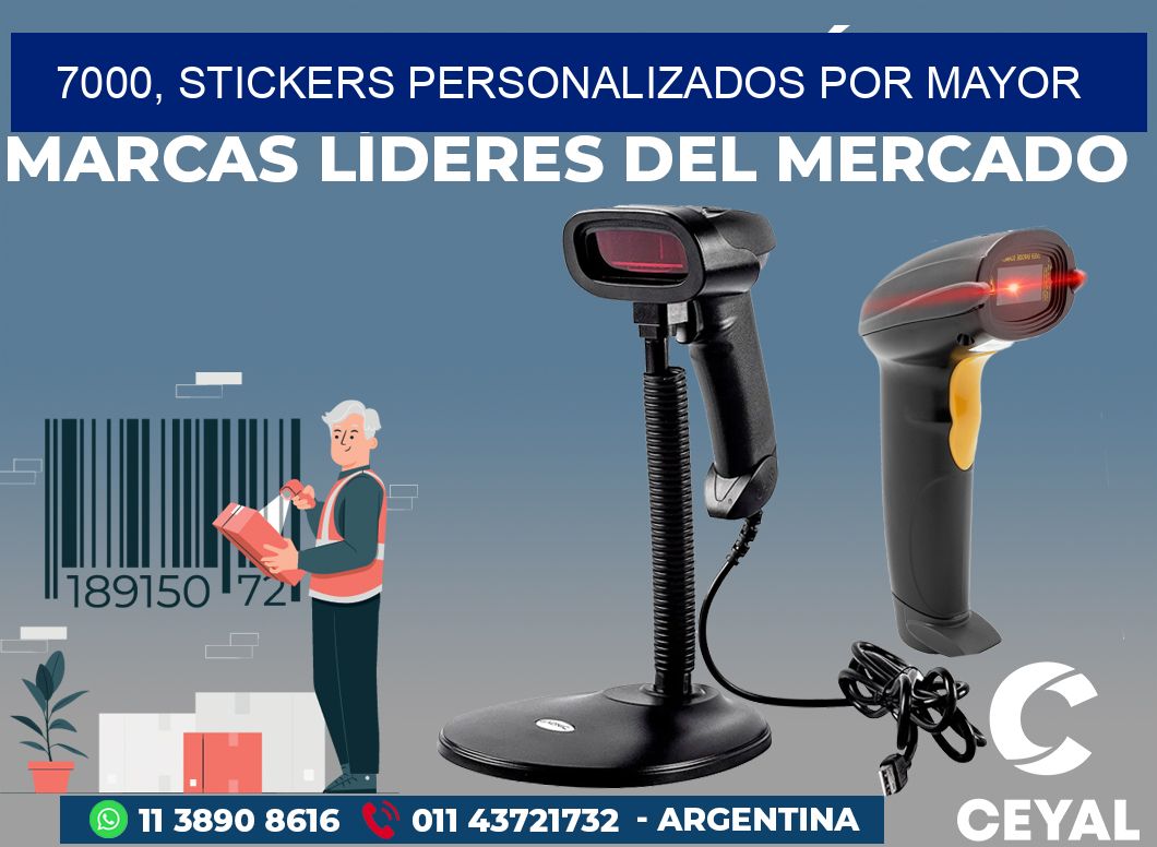 7000, stickers personalizados por mayor