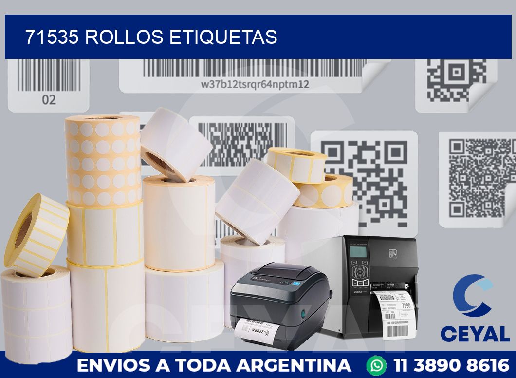 71535 ROLLOS ETIQUETAS