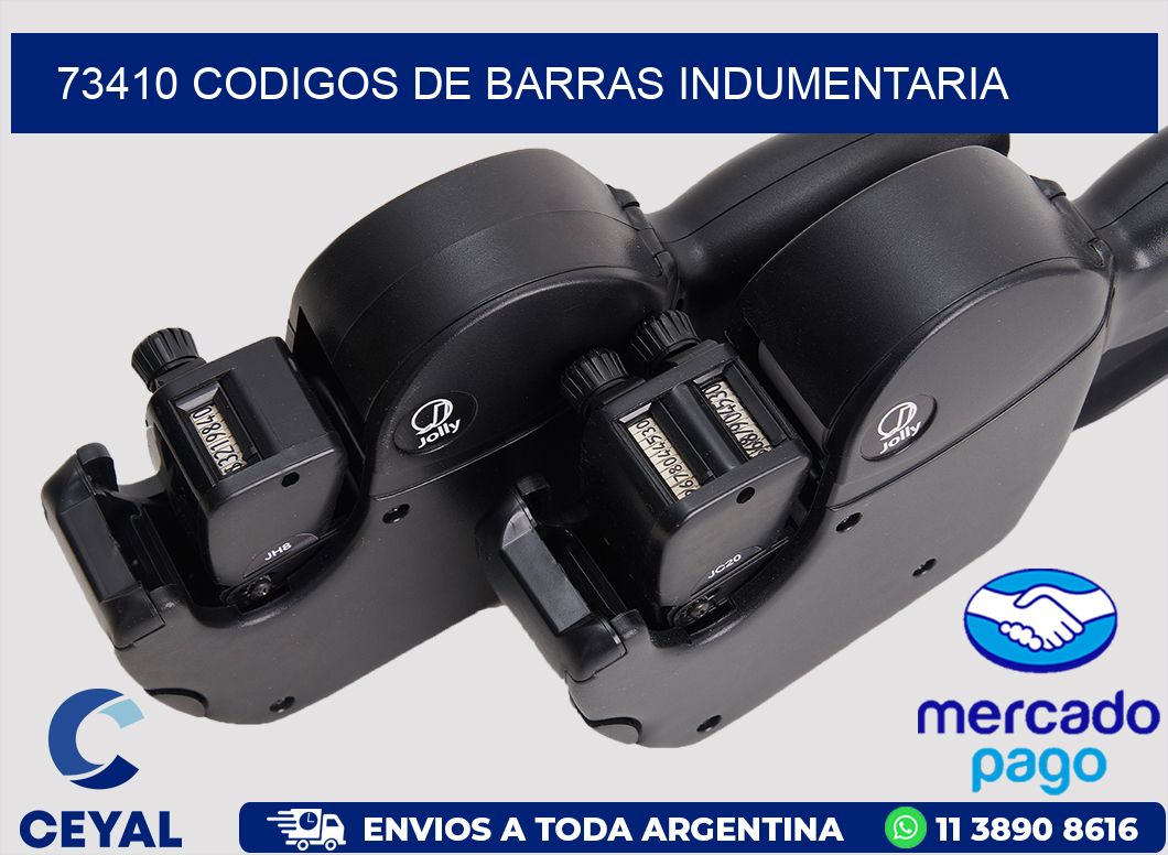 73410 CODIGOS DE BARRAS INDUMENTARIA