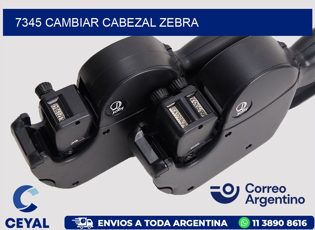 7345 CAMBIAR CABEZAL ZEBRA