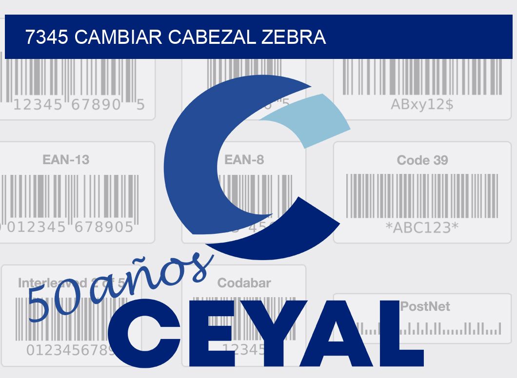 7345 CAMBIAR CABEZAL ZEBRA