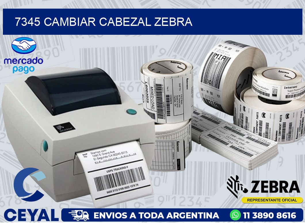 7345 CAMBIAR CABEZAL ZEBRA