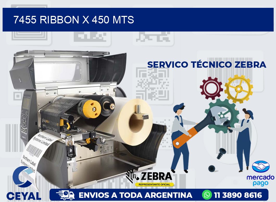 7455 RIBBON X 450 MTS