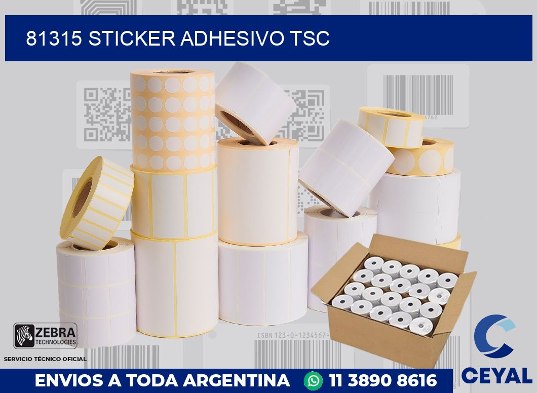 81315 STICKER ADHESIVO TSC