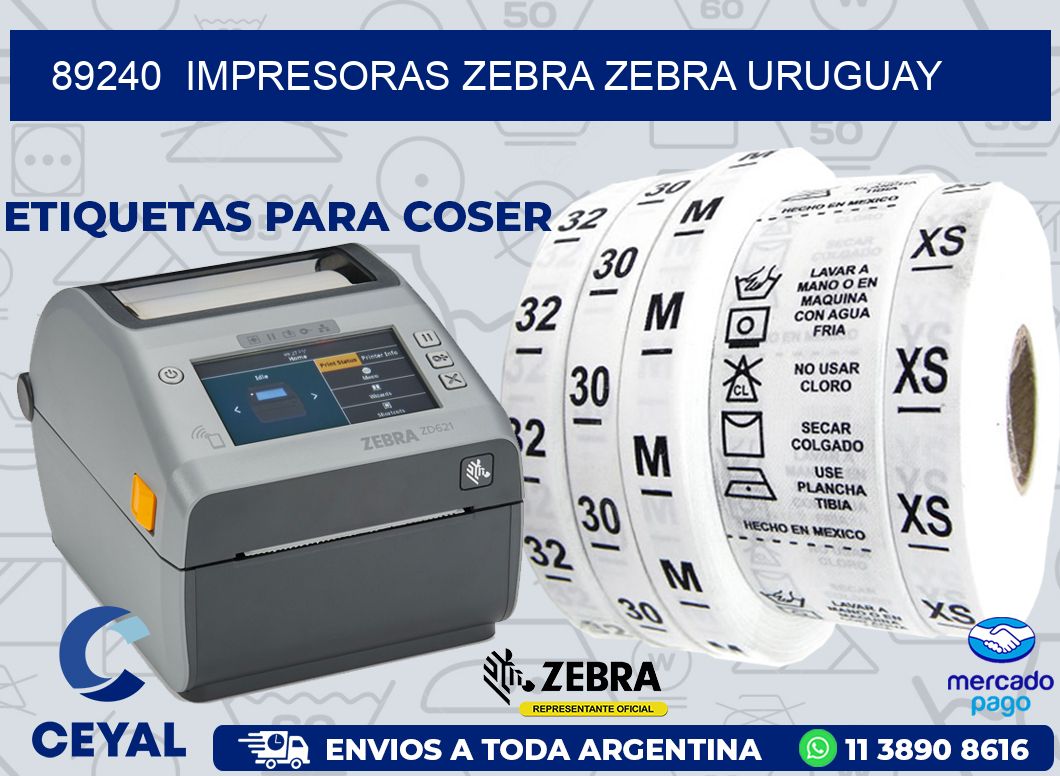 89240  IMPRESORAS ZEBRA ZEBRA URUGUAY